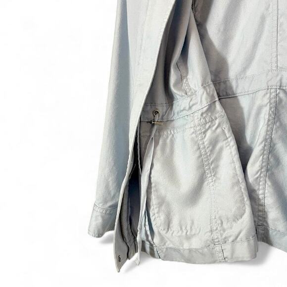 Talbots Light Blue Tencel Drawstring Jacket – Women’s 2X - Picture 6 of 8